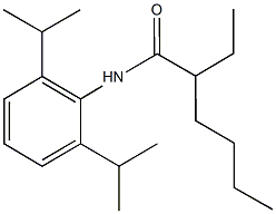 N-(2,6-diisopropylphenyl)-2-ethylhexanamide 구조식 이미지