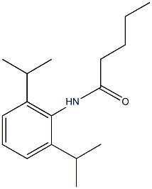 N-(2,6-diisopropylphenyl)pentanamide 구조식 이미지