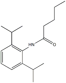 N-(2,6-diisopropylphenyl)pentanamide Structure