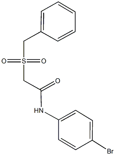 2-(benzylsulfonyl)-N-(4-bromophenyl)acetamide Structure