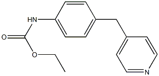 ethyl 4-(4-pyridinylmethyl)phenylcarbamate 구조식 이미지