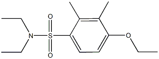 4-ethoxy-N,N-diethyl-2,3-dimethylbenzenesulfonamide Structure