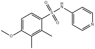 4-methoxy-2,3-dimethyl-N-(4-pyridinyl)benzenesulfonamide 구조식 이미지
