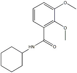 N-cyclohexyl-2,3-dimethoxybenzamide 구조식 이미지