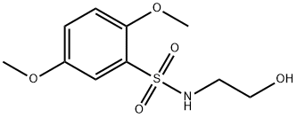 N-(2-hydroxyethyl)-2,5-dimethoxybenzenesulfonamide 구조식 이미지