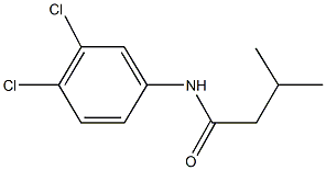 N-(3,4-dichlorophenyl)-3-methylbutanamide 구조식 이미지