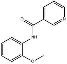 N-(2-메톡시페닐)니코틴아미드 구조식 이미지