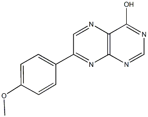 7-(4-methoxyphenyl)-4-pteridinol Structure