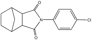 4-(4-chlorophenyl)-4-azatricyclo[5.2.1.0~2,6~]decane-3,5-dione Structure