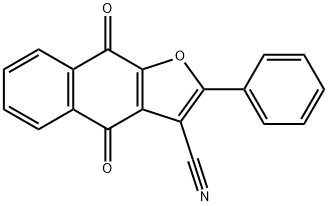 4,9-dioxo-2-phenyl-4,9-dihydronaphtho[2,3-b]furan-3-carbonitrile Structure