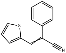 2-phenyl-3-(2-thienyl)acrylonitrile 구조식 이미지