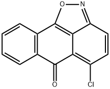 5-chloro-6H-anthra[1,9-cd]isoxazol-6-one 구조식 이미지