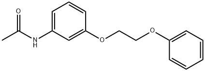 N-[3-(2-phenoxyethoxy)phenyl]acetamide Structure