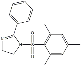 1-(mesitylsulfonyl)-2-phenyl-4,5-dihydro-1H-imidazole 구조식 이미지