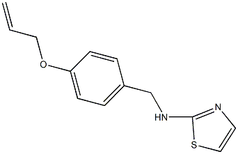 N-[4-(allyloxy)benzyl]-N-(1,3-thiazol-2-yl)amine 구조식 이미지