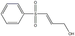 3-(phenylsulfonyl)-2-propen-1-ol 구조식 이미지
