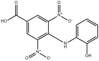 4-(2-hydroxyanilino)-3,5-dinitrobenzoic acid Structure