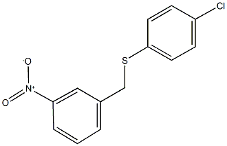 1-{[(4-chlorophenyl)sulfanyl]methyl}-3-nitrobenzene Structure