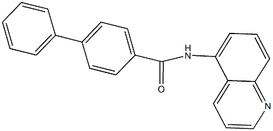 N-(5-quinolinyl)[1,1'-biphenyl]-4-carboxamide Structure