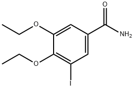 3,4-diethoxy-5-iodobenzamide 구조식 이미지