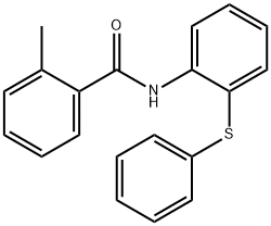2-methyl-N-[2-(phenylsulfanyl)phenyl]benzamide Structure