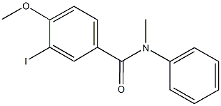 3-iodo-4-methoxy-N-methyl-N-phenylbenzamide 구조식 이미지