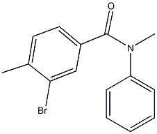 3-bromo-N,4-dimethyl-N-phenylbenzamide Structure