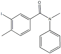 3-iodo-N,4-dimethyl-N-phenylbenzamide 구조식 이미지