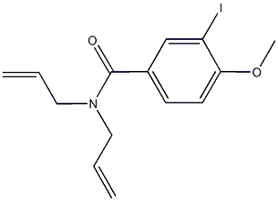 N,N-diallyl-3-iodo-4-methoxybenzamide Structure