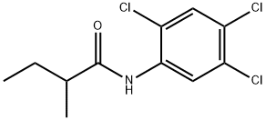 2-methyl-N-(2,4,5-trichlorophenyl)butanamide Structure