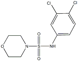 N-(3,4-dichlorophenyl)-4-morpholinesulfonamide Structure