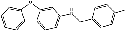 N-dibenzo[b,d]furan-3-yl-N-(4-fluorobenzyl)amine 구조식 이미지