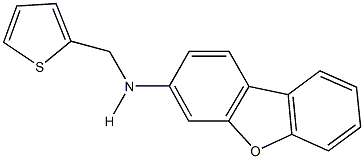 N-dibenzo[b,d]furan-3-yl-N-(2-thienylmethyl)amine 구조식 이미지