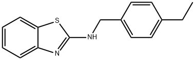 N-(1,3-benzothiazol-2-yl)-N-(4-ethylbenzyl)amine 구조식 이미지