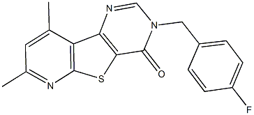 3-(4-fluorobenzyl)-7,9-dimethylpyrido[3',2':4,5]thieno[3,2-d]pyrimidin-4(3H)-one Structure