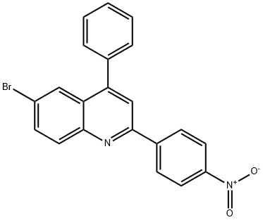 6-bromo-2-{4-nitrophenyl}-4-phenylquinoline Structure