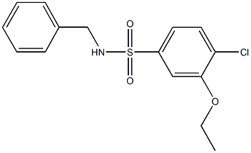 N-benzyl-4-chloro-3-ethoxybenzenesulfonamide 구조식 이미지