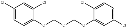 2,4-dichloro-1-{[(2,5-dichlorophenoxy)methoxy]methoxy}benzene Structure