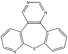 pyrido[2',3':2,3][1]benzothiepino[5,4-d]pyrimidine Structure