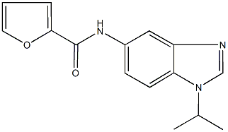 N-(1-isopropyl-1H-benzimidazol-5-yl)-2-furamide Structure