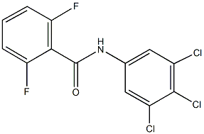 2,6-difluoro-N-(3,4,5-trichlorophenyl)benzamide Structure