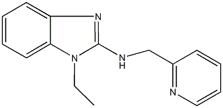 N-(1-ethyl-1H-benzimidazol-2-yl)-N-(2-pyridinylmethyl)amine 구조식 이미지