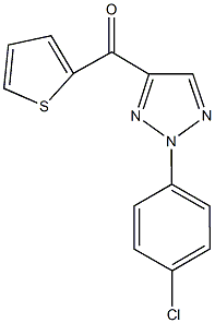 [2-(4-chlorophenyl)-2H-1,2,3-triazol-4-yl](2-thienyl)methanone Structure