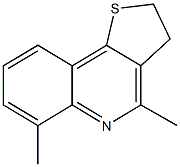 4,6-dimethyl-2,3-dihydrothieno[3,2-c]quinoline Structure