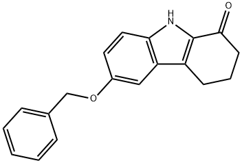 6-(benzyloxy)-2,3,4,9-tetrahydro-1H-carbazol-1-one 구조식 이미지