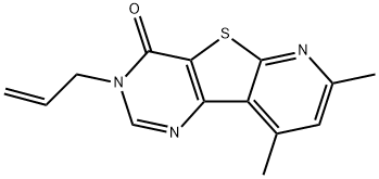 3-allyl-7,9-dimethylpyrido[3',2':4,5]thieno[3,2-d]pyrimidin-4(3H)-one Structure