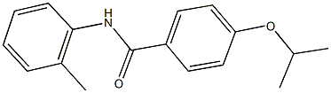 4-isopropoxy-N-(2-methylphenyl)benzamide 구조식 이미지