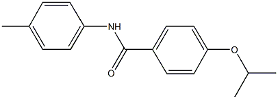 4-isopropoxy-N-(4-methylphenyl)benzamide 구조식 이미지