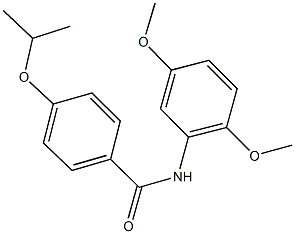 N-(2,5-dimethoxyphenyl)-4-isopropoxybenzamide 구조식 이미지