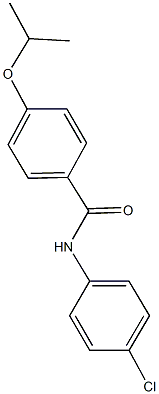 N-(4-chlorophenyl)-4-isopropoxybenzamide 구조식 이미지